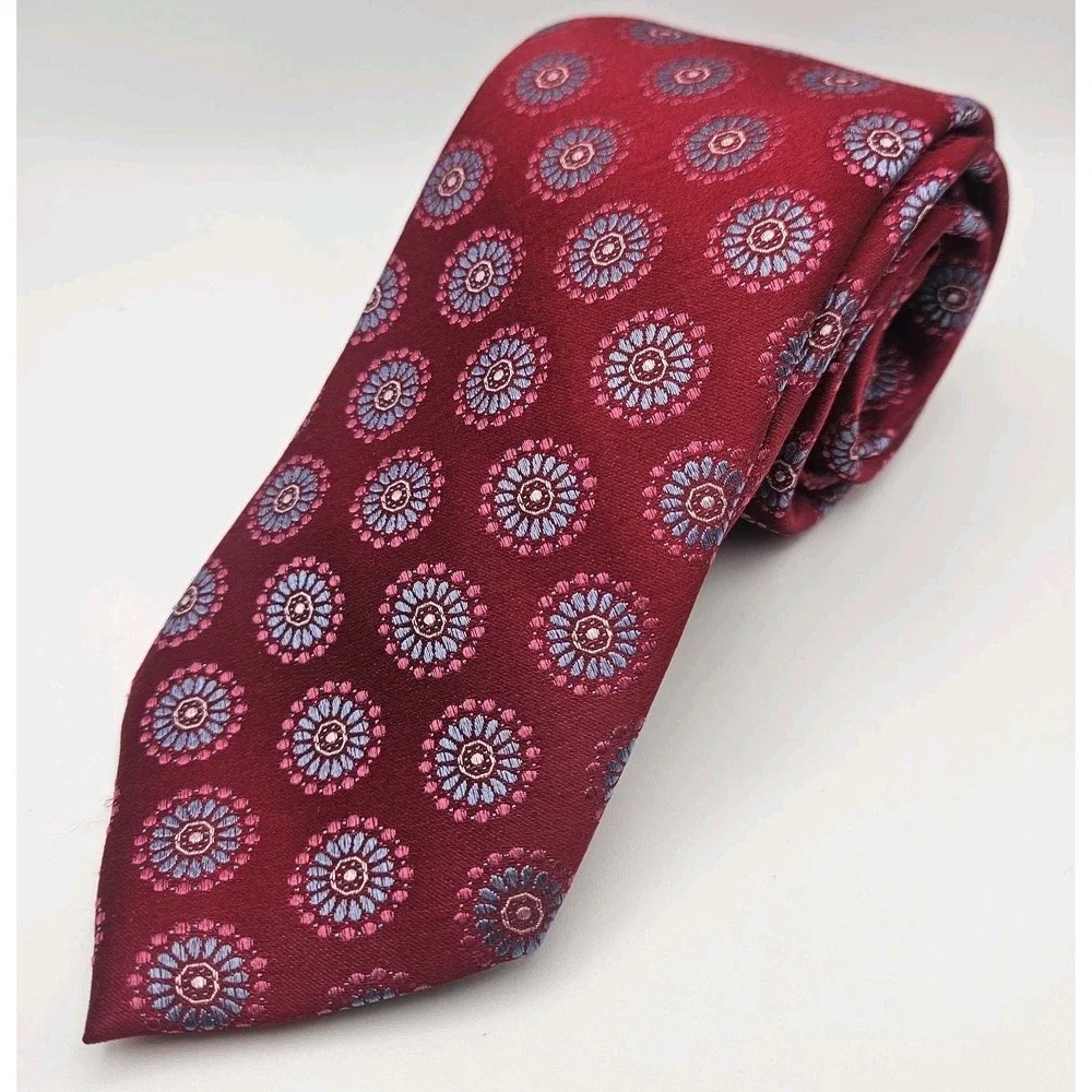 Lot Of 3 Ted Baker Silk Ties‎ Floral Paisley Vibrant